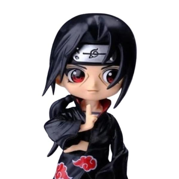 Imagem de Boneco Itachi Uchiha Akatsuki Action Figure Colecionavel Anime Naruto