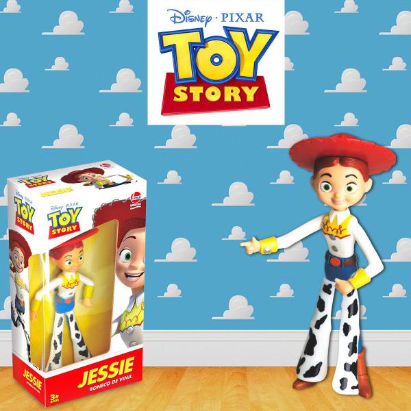 Imagem de Boneco Jessie Toy Story Disney Vinil Articulado Brinquedo