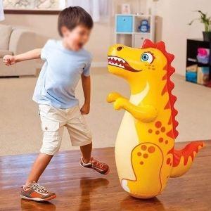 Imagem de Boneco João Bobo Dinossauro Inflável Infantil Treino Combate