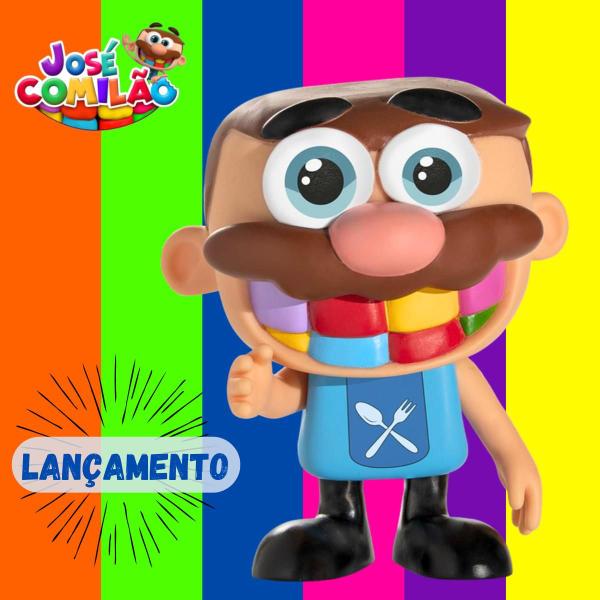 Imagem de Boneco José Comilão Infantil Original 18cm Totoykids Brinquedos Rosita