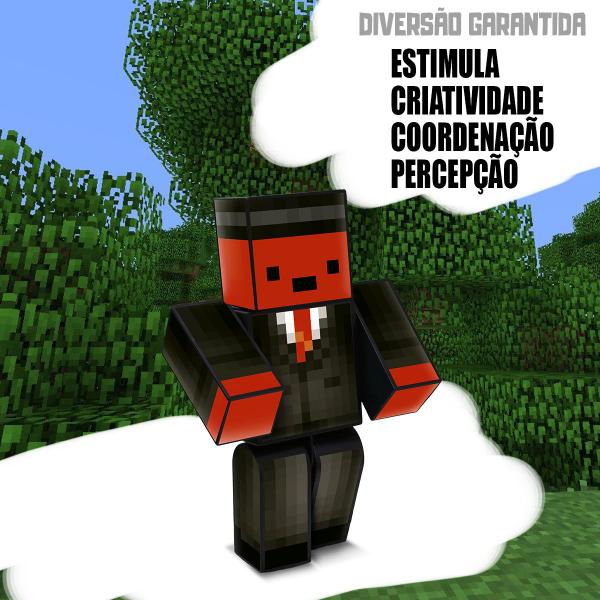 Imagem de Boneco Kadu  Jogo MineCraft Articulado Youtuber Gamer