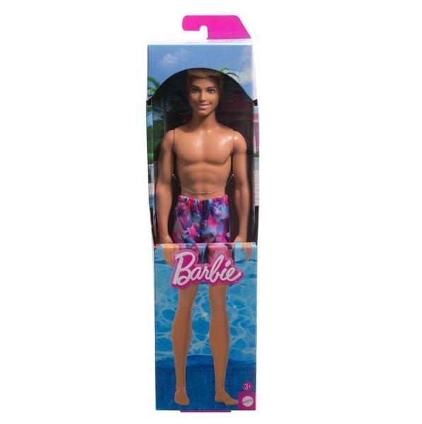 Imagem de Boneco Ken Barbie Praia Piscina Com Shorts Articulado 30Cm