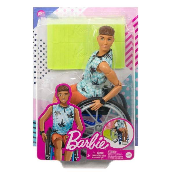 Imagem de Boneco Ken Fashionista - Ken com Cadeira de Rodas - Mattel