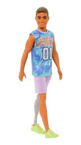 Imagem de Boneco Ken Fashionistas 212 Perna Protética Hjt11 Mattel