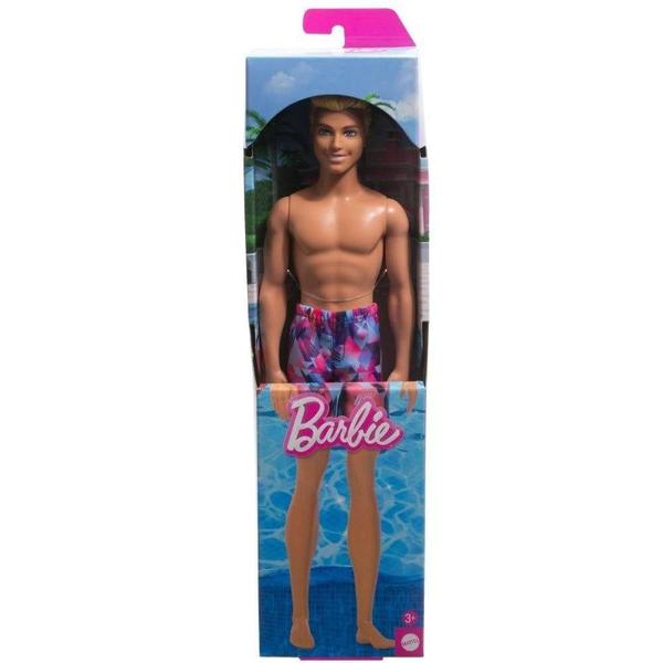 Imagem de Boneco Ken Roupa De Praia Mattel 30 Cm - Ghw43