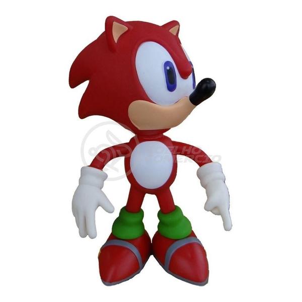 Boneco Knuckles The Echidna Grande Super Size 23Cm - Sonic - TIKTOYS Imagem de Boneco Knuckles The Echidna Grande Super Size 23Cm - Sonic