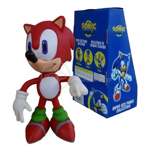 Imagem de Boneco Knuckles The Echidna Grande Super Size 23Cm - Sonic