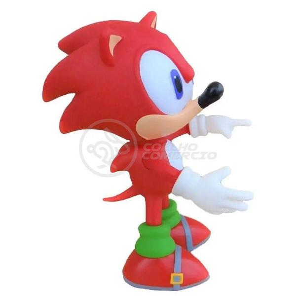 Boneco Knuckles The Echidna Grande Super Size 23Cm - Sonic - TIKTOYS Imagem de Boneco Knuckles The Echidna Grande Super Size 23Cm - Sonic