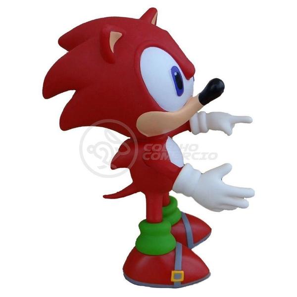 Boneco Knuckles The Echidna Grande Super Size 23Cm - Sonic - TIKTOYS Imagem de Boneco Knuckles The Echidna Grande Super Size 23Cm - Sonic
