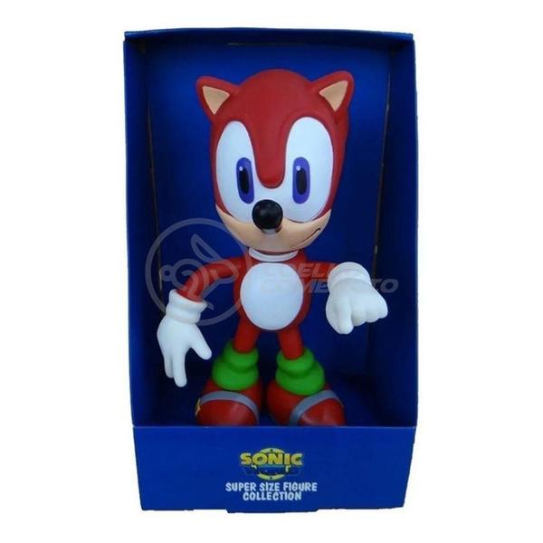 Boneco Knuckles The Echidna Grande Super Size 23Cm - Sonic - TIKTOYS Imagem de Boneco Knuckles The Echidna Grande Super Size 23Cm - Sonic