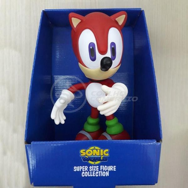Boneco Knuckles The Echidna Grande Super Size 23Cm - Sonic - TIKTOYS Imagem de Boneco Knuckles The Echidna Grande Super Size 23Cm - Sonic