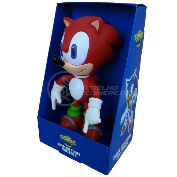 Boneco Knuckles The Echidna Grande Super Size 23Cm - Sonic - TIKTOYS Imagem de Boneco Knuckles The Echidna Grande Super Size 23Cm - Sonic