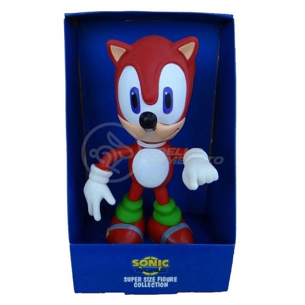 Boneco Knuckles The Echidna Grande Super Size 23Cm - Sonic - TIKTOYS Imagem de Boneco Knuckles The Echidna Grande Super Size 23Cm - Sonic