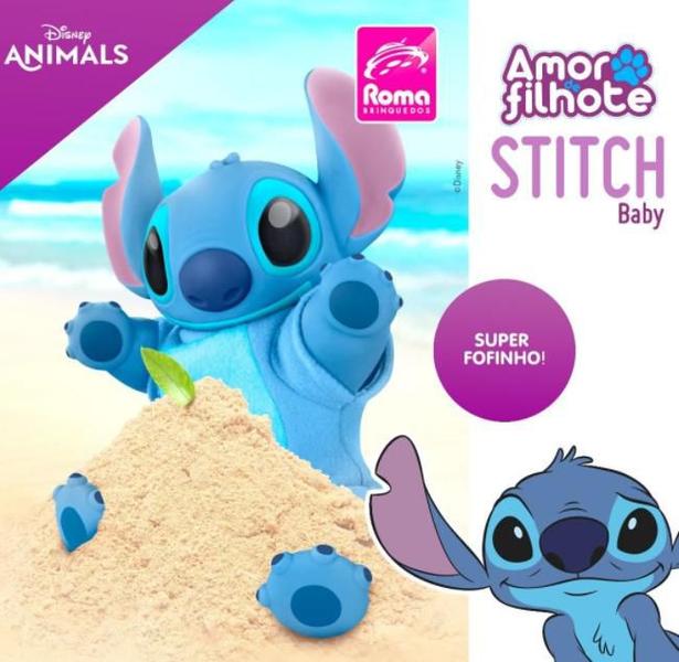 Imagem de Boneco Lilo Stitch Baby Coleção Amor De Filhote Roma