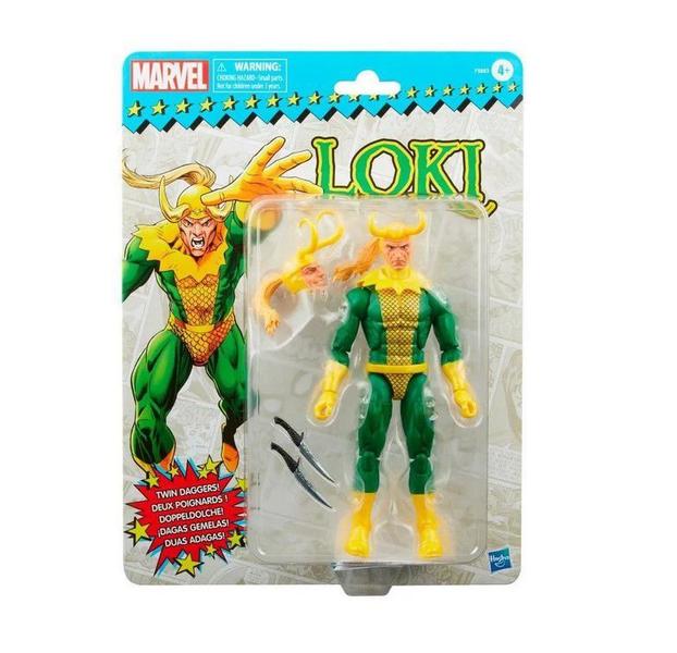 Imagem de Boneco Loki Retro Marvel Legends Series - Hasbro