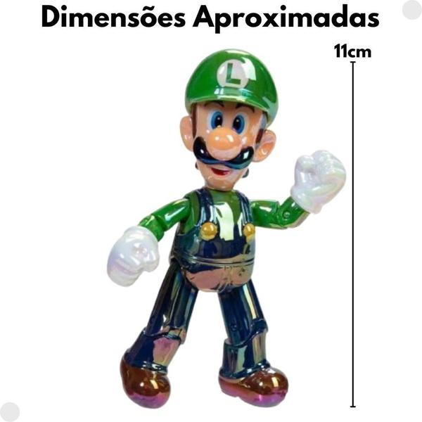 Imagem de Boneco Luigi E Estrela Do Poder Super Mario 04263 - Sunny