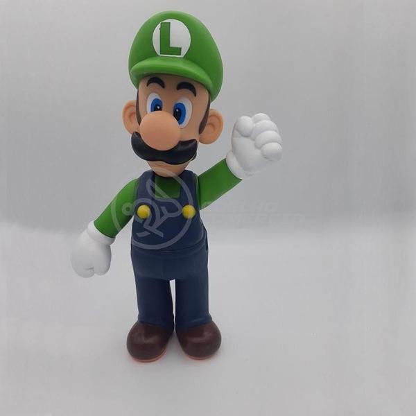 Imagem de Boneco Luigi Grande Super Size 23Cm - Super Mario