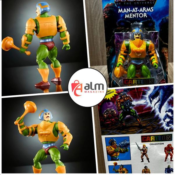 Imagem de Boneco Man-at-Arms Mentor Cartoon Collection Motu HYD16-HYD25 He-man