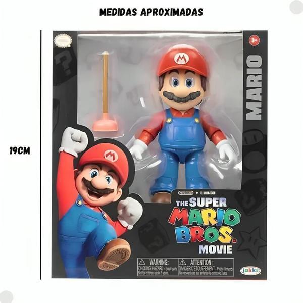 Imagem de Boneco Mario De 13Cm Acessórios Super Mario Filme 4264 Sunny