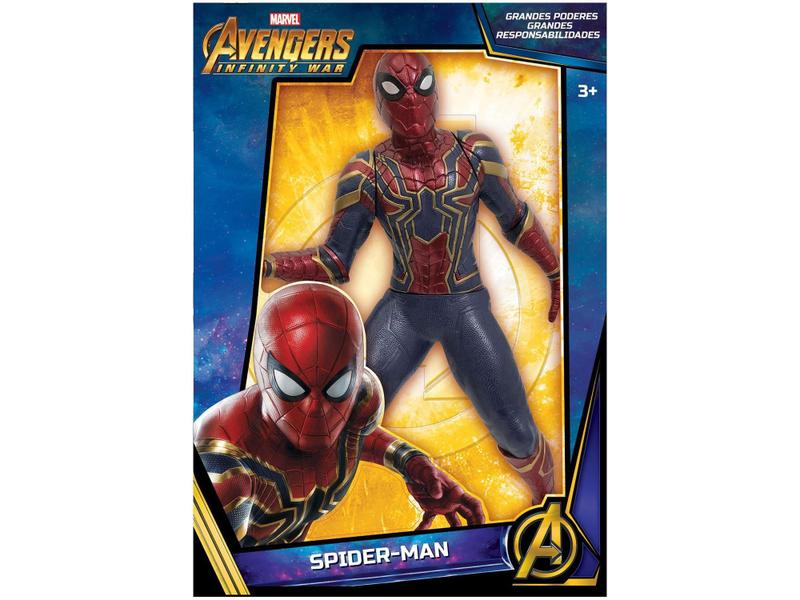 Imagem de Boneco Marvel Avengers Homem Aranha 50cm - Mimo