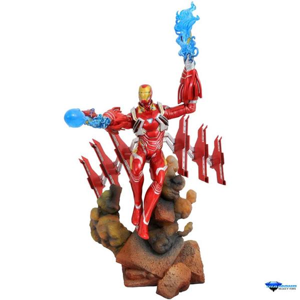 Imagem de Boneco Marvel Avengers Infinity War Iron Man MK 50 Diorama Diamond Select Toys