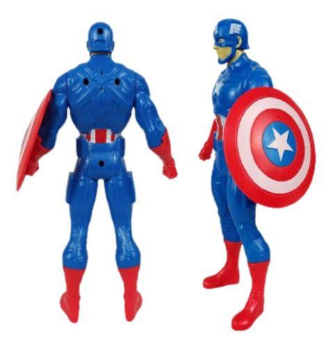 Imagem de Boneco marvel capitao america 22cm