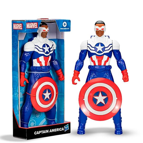 Imagem de Boneco Marvel Capitão América 24cm Articulado F6936 - Hasbro