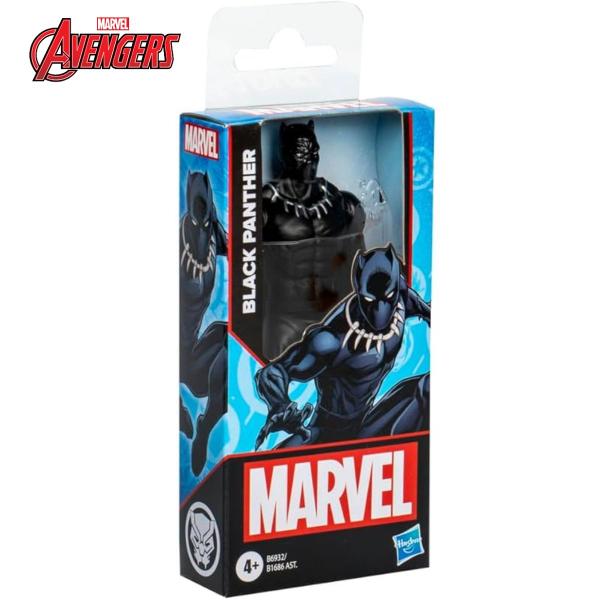 Imagem de Boneco Marvel Figura Articuladas do Pantera Negra 15 cm B1686 - Hasbro 