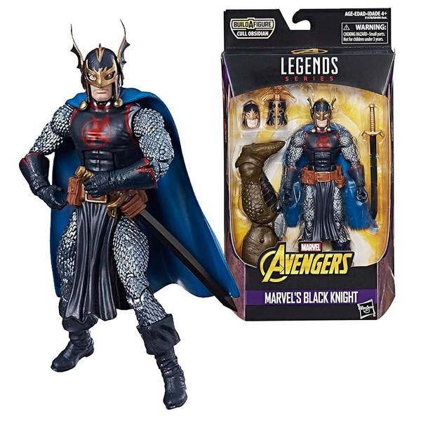 Imagem de Boneco Marvel Legends Black Knight 15 cm HQs Cavaleiro Negro 6  polegadas BAF Cull Obsidian Figura de Ação Hasbro