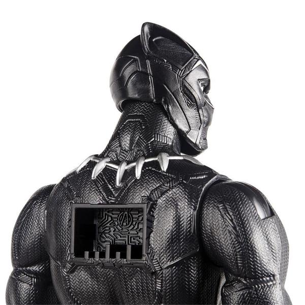 Imagem de Boneco Marvel Pantera Negra Articulado +4 anos Black Panther Brinquedo Infantil Divertido Titan Hero Blast Gear Hasbro