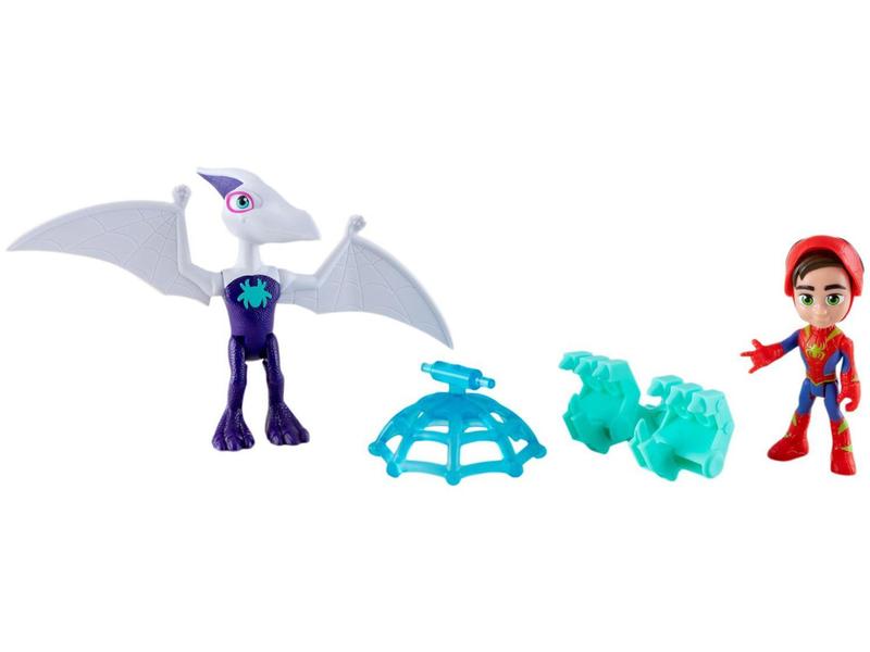 Imagem de Boneco Marvel Spidey e Seus Amigos Espetaculares - Dino-Webs Ghostasaurus & Spidey Hasbro