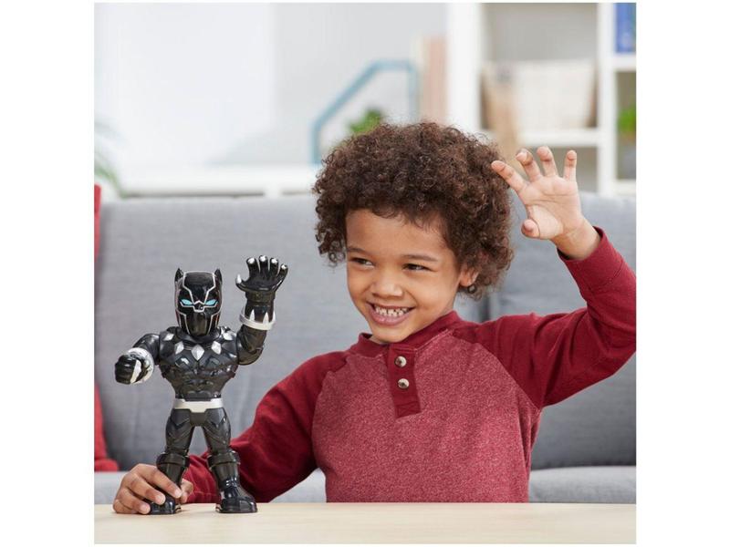 Imagem de Boneco Marvel Super Hero Adventures Mega Mighties  - Pantera Negra Hasbro