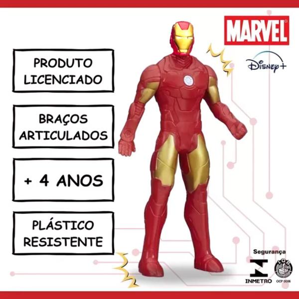 Imagem de Boneco Marvel Vingadores Iron Man Basic Hasbro - B1686