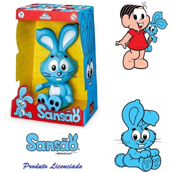 Boneco Mascote Coelho Sansão Turma da Mônica 25CM Adijomar Imagem de Boneco Mascote Coelho Sansão Turma da Mônica 25CM Adijomar