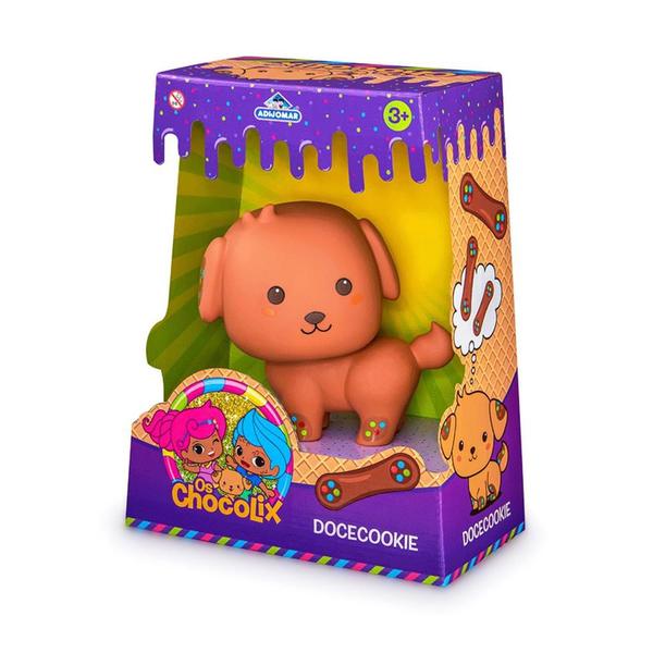 Imagem de Boneco Mascote Os Chocolix Docecookie Cachorrinho - Adijomar