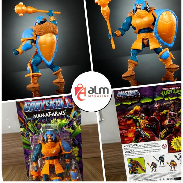 Imagem de Boneco Masters Of The Universe Turtles Of Grayskull Man-at-Arms  HPR00-HPR04