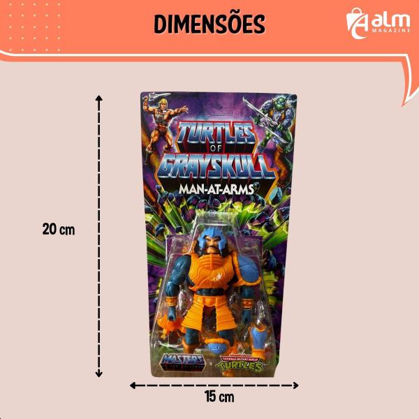 Imagem de Boneco Masters Of The Universe Turtles Of Grayskull Man-at-Arms  HPR00-HPR04