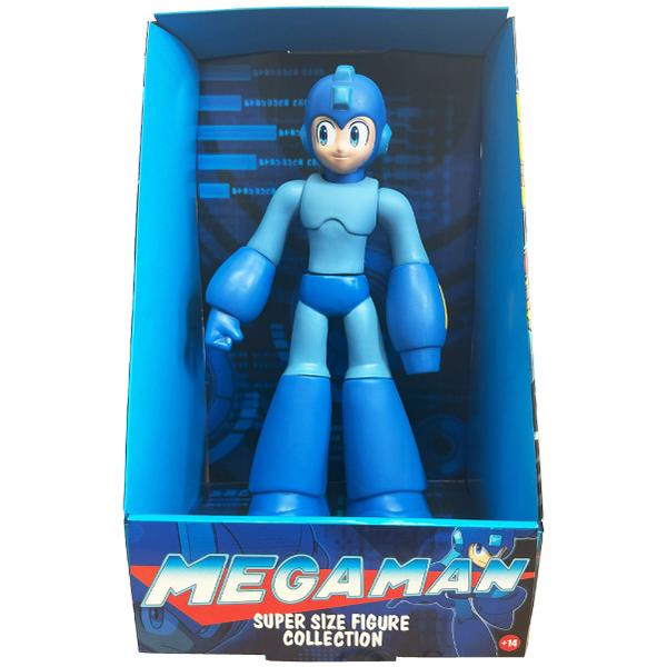 Imagem de Boneco Mega Man Grande Articulado Action Figure Vinil Caixa