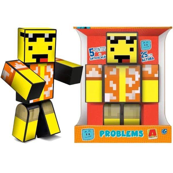 Imagem de Boneco MEL Problems 25CM Minecraft ALGAZARRA