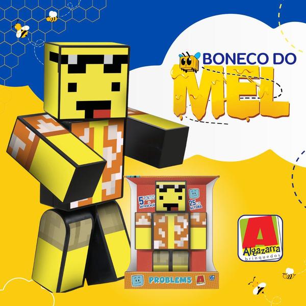 Imagem de Boneco Mel Problems Pequeno 25cm Algazarra 