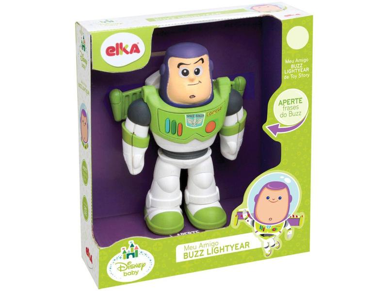 Imagem de Boneco Meu Amigo Buzz Lightyear Disney Baby - 22,5cm Elka