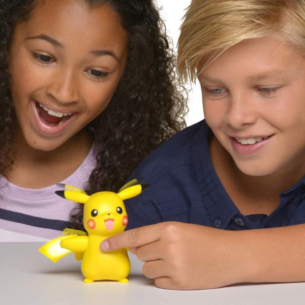 Imagem de Boneco Meu Parceiro Pikachu Interativo c/ Som e Luz - Pokémon - Jazwares