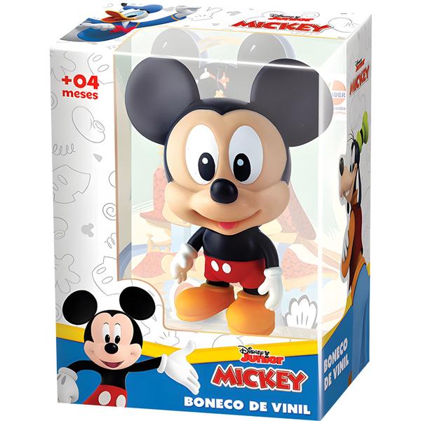 Imagem de Boneco Mickey Mouse Coleção Mickey E Amigos Figura Articulada Em Vinil Baby - Líder Brinquedos