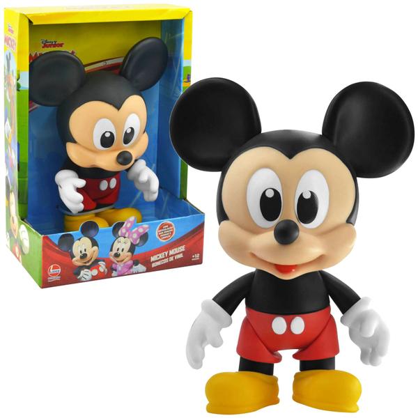 Imagem de Boneco Mickey Mouse Disney 25cm Turma Do Mickey Vinil - Líder Brinquedos