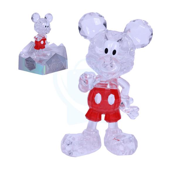 Imagem de Boneco Mickey Mouse Figura de Cristal - Disney 100 Anos