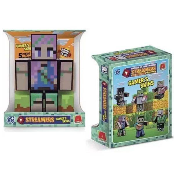 Imagem de Boneco Minecraft Cupcake Streamer 25 CM - ALGAZARRA