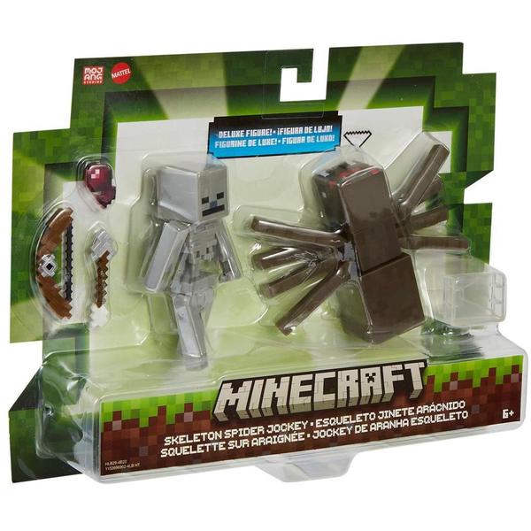 Imagem de Boneco Minecraft Jockey De Aranha E Esqueleto - Mattel