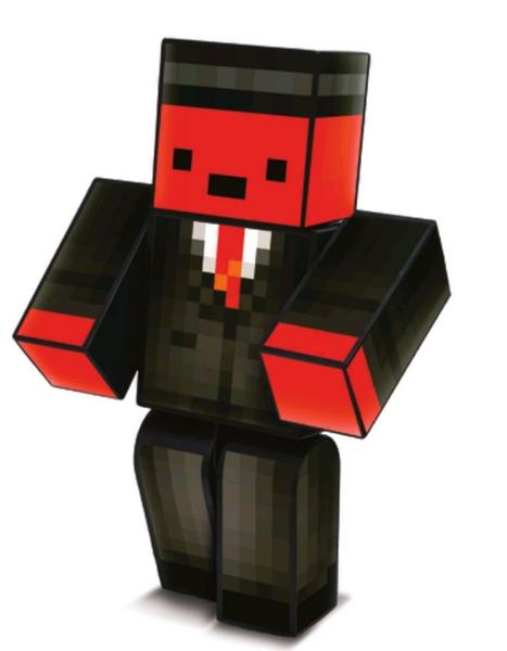 Imagem de Boneco Minecraft Kadu 25cm Algazarra Turma Do Problems