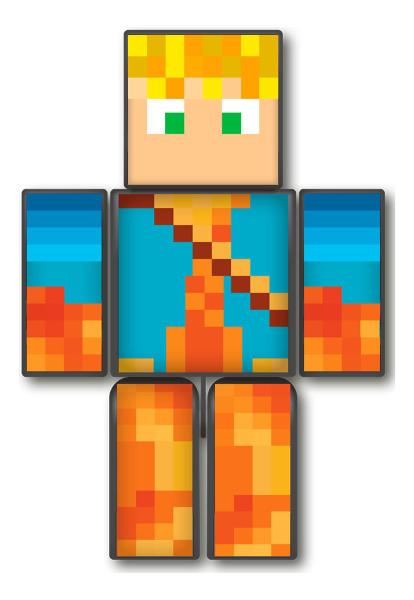 Imagem de Boneco Minecraft Lopers Streamer 25 Cm - Algazarra