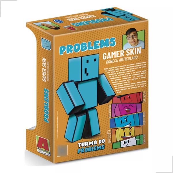 Imagem de Boneco Minecraft Melxicano Problems Médio Youtuber Game 25cm